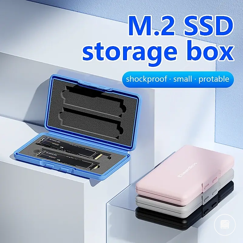 حافظة حماية مقاومة للماء لمحركات M.2 SATA وNVMe وPCIe SSD