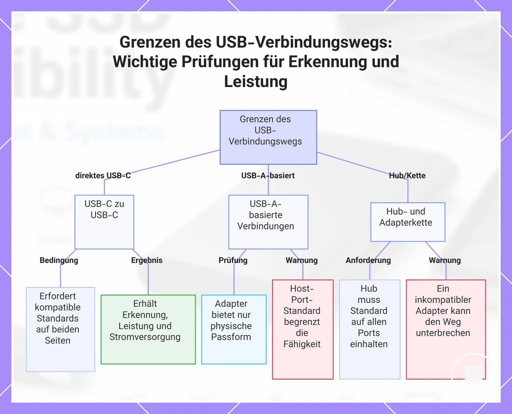 Grenzen des USB-Verbindungswegs: Wichtige Prüfungen für Erkennung und Leistung