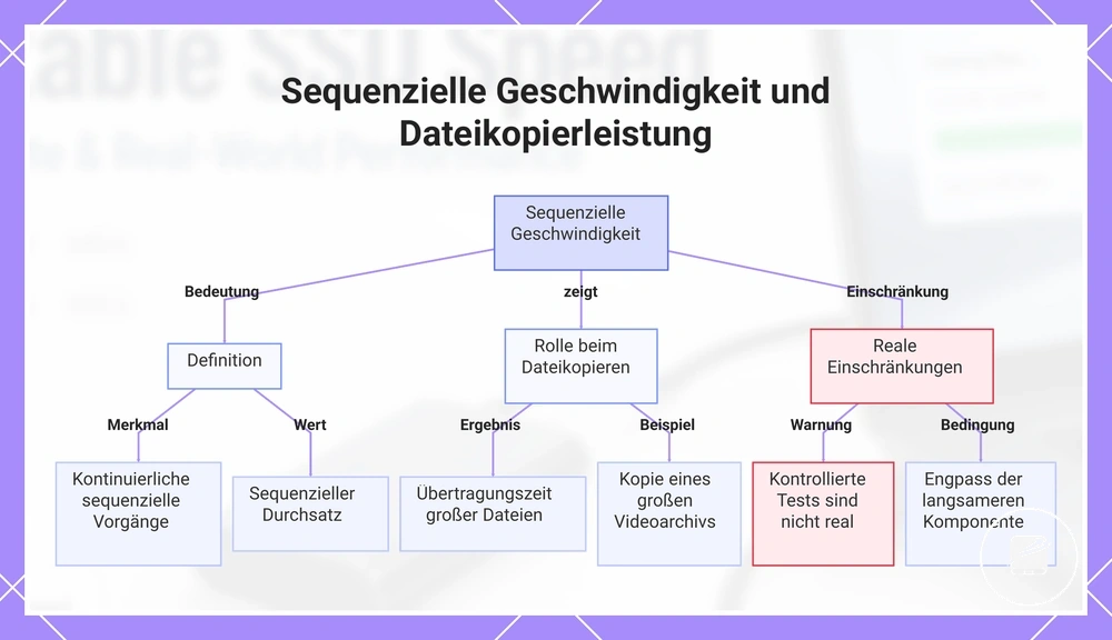 Sequenzielle Geschwindigkeit und Dateikopierleistung