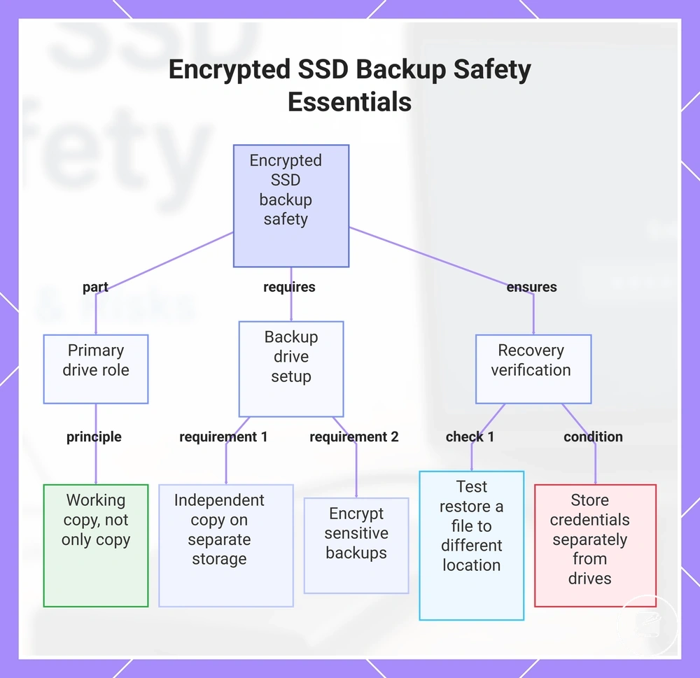 Encrypted SSD Backup Safety Essentials