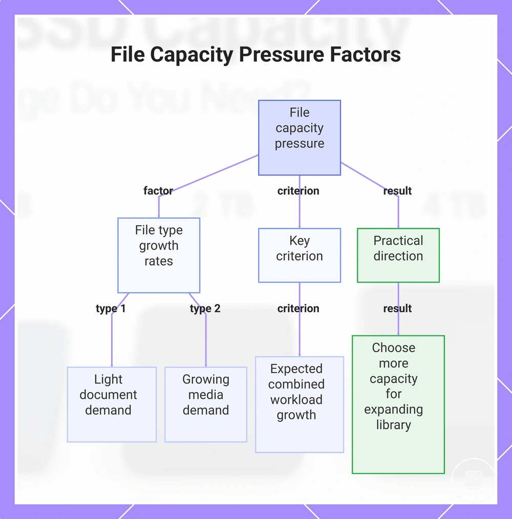 File Capacity Pressure Factors