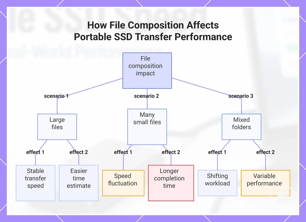 How File Composition Affects Portable SSD Transfer Performance