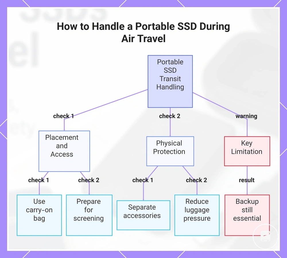 How to Handle a Portable SSD During Air Travel