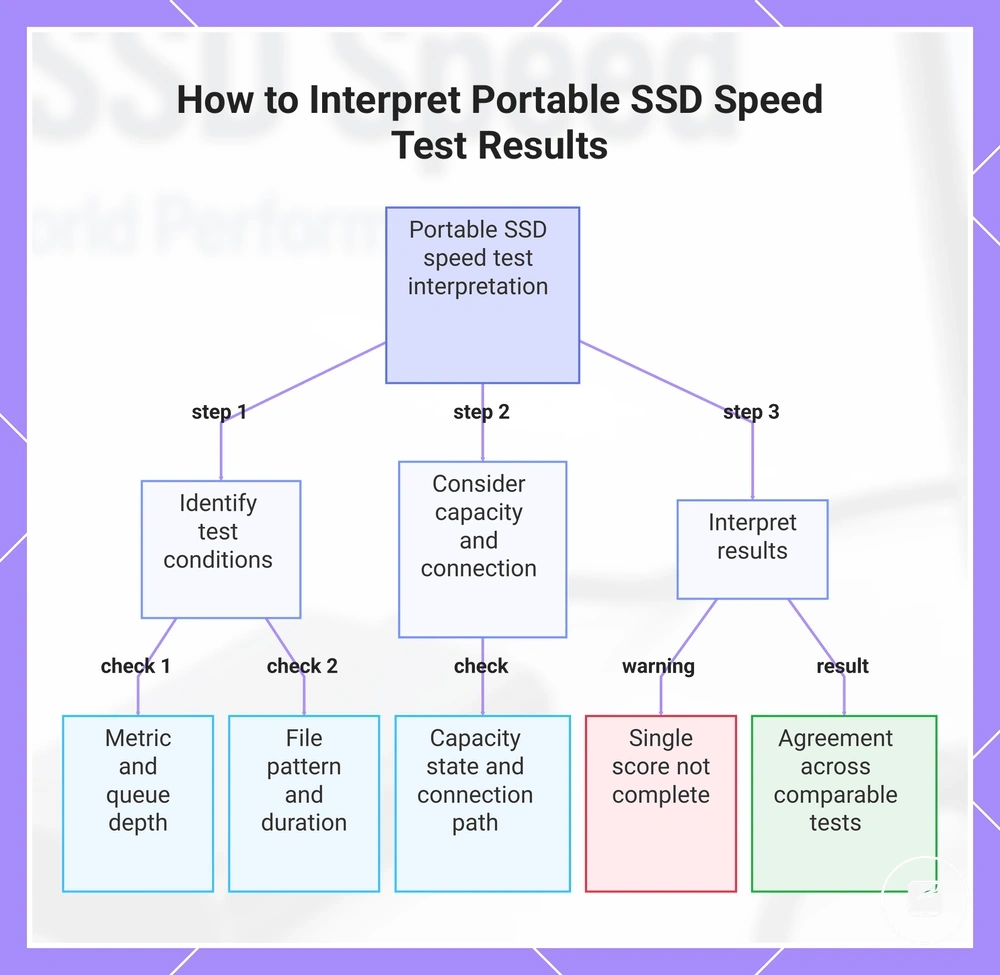How to Interpret Portable SSD Speed Test Results