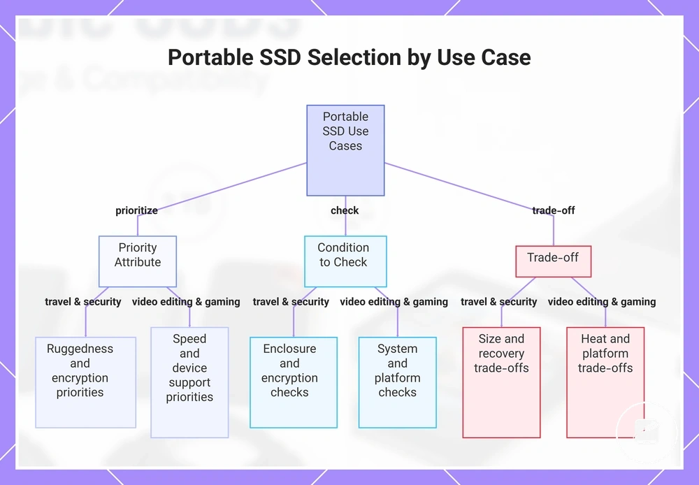 Portable SSD Selection by Use Case
