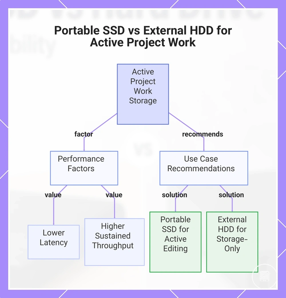 Portable SSD vs External HDD for Active Project Work