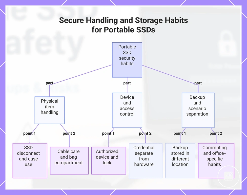 Secure Handling and Storage Habits for Portable SSDs