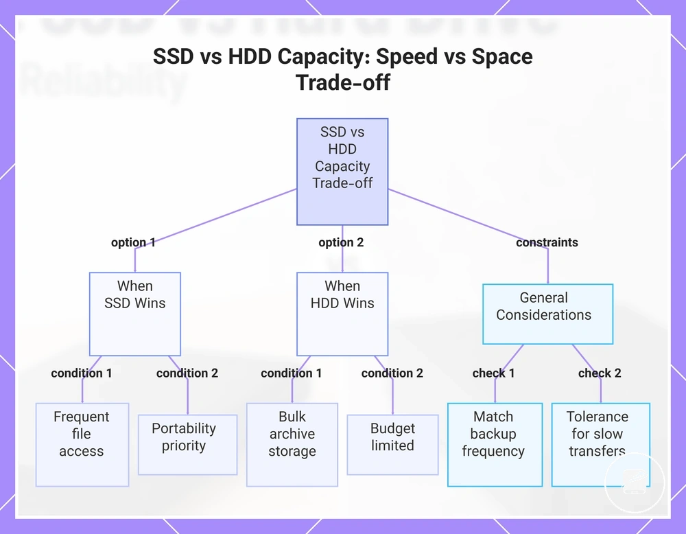 SSD vs HDD Capacity: Speed vs Space Trade-off