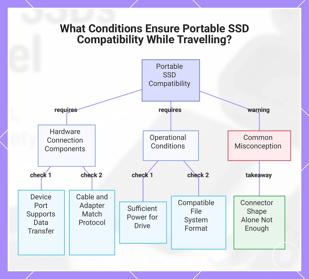 What Conditions Ensure Portable SSD Compatibility While Travelling?
