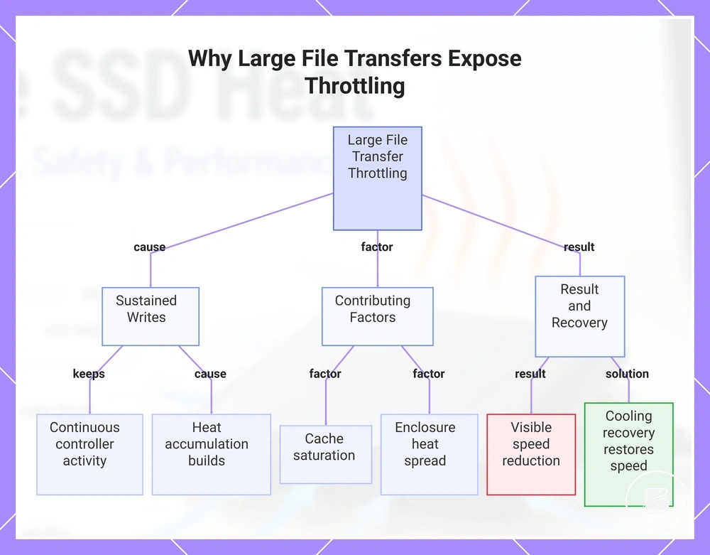 Why Large File Transfers Expose Throttling