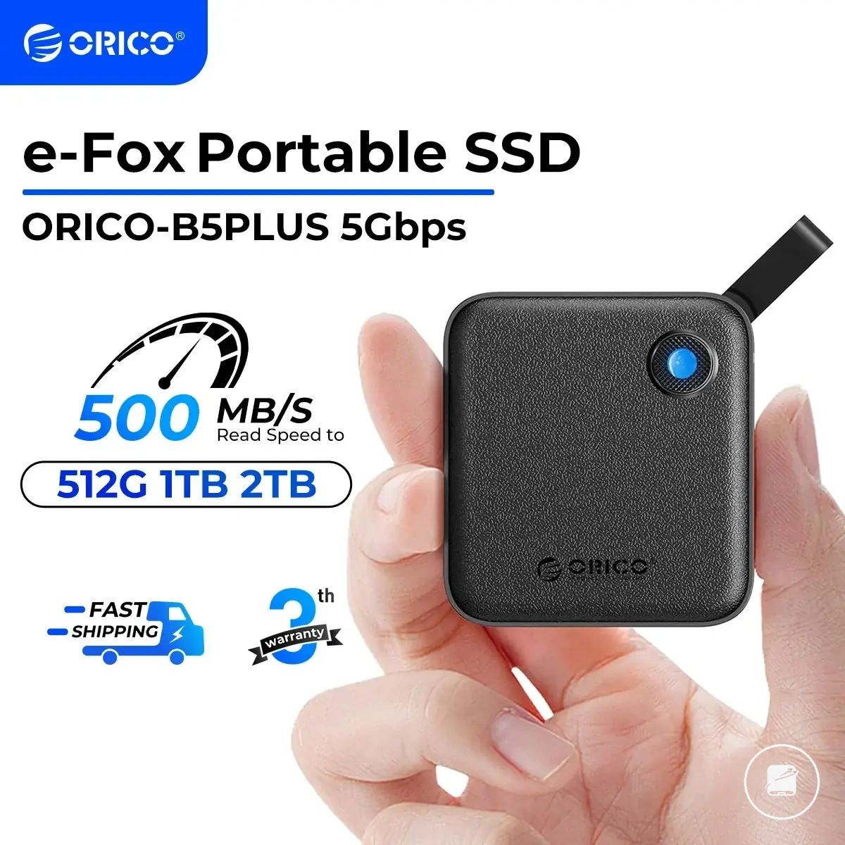 SSD externe USB 3.2 Gen 2 pour Windows, Mac et iPhone