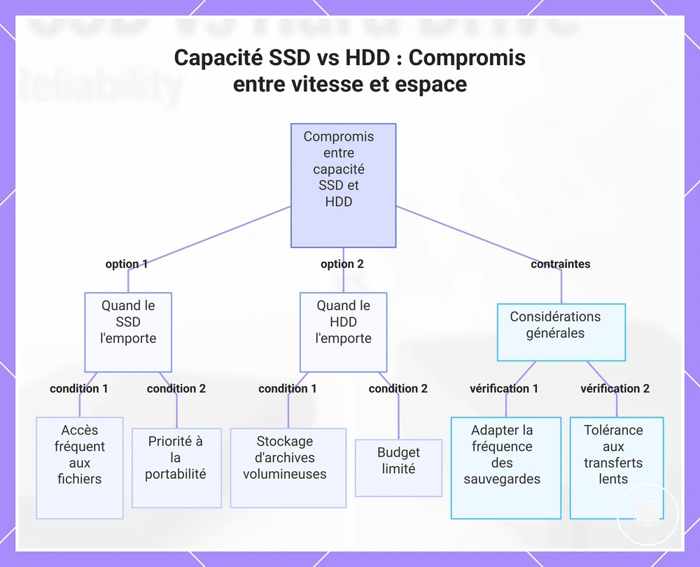Capacité SSD vs HDD : Compromis entre vitesse et espace