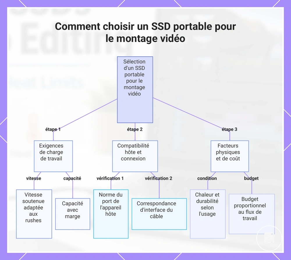 Comment choisir un SSD portable pour le montage vidéo