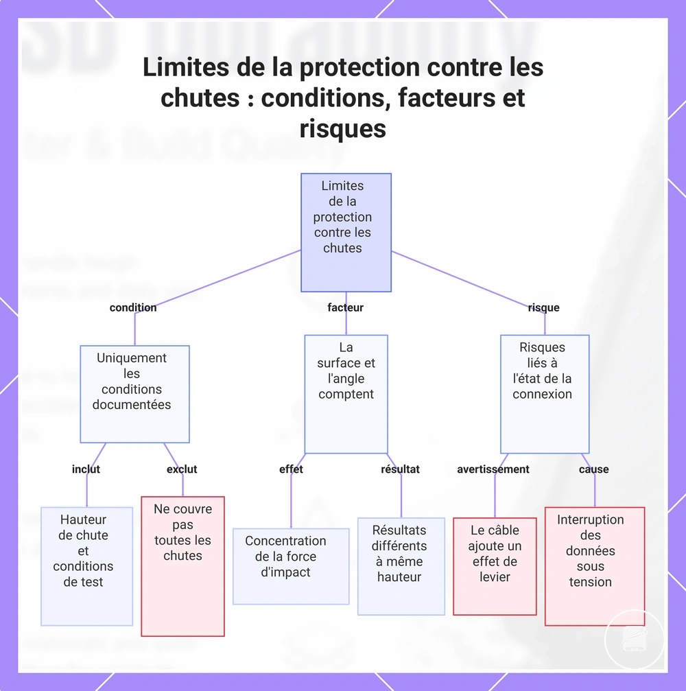 Limites de la protection contre les chutes : conditions, facteurs et risques