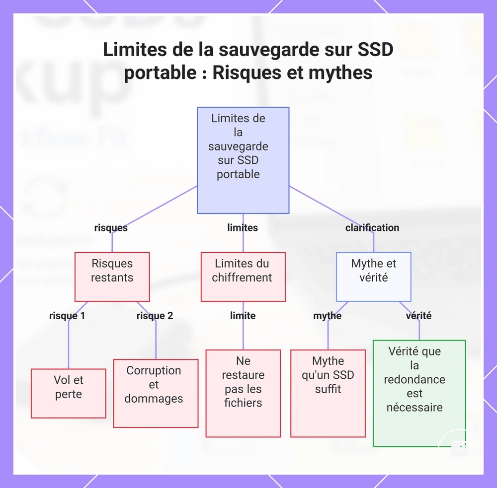 Limites de la sauvegarde sur SSD portable : Risques et mythes