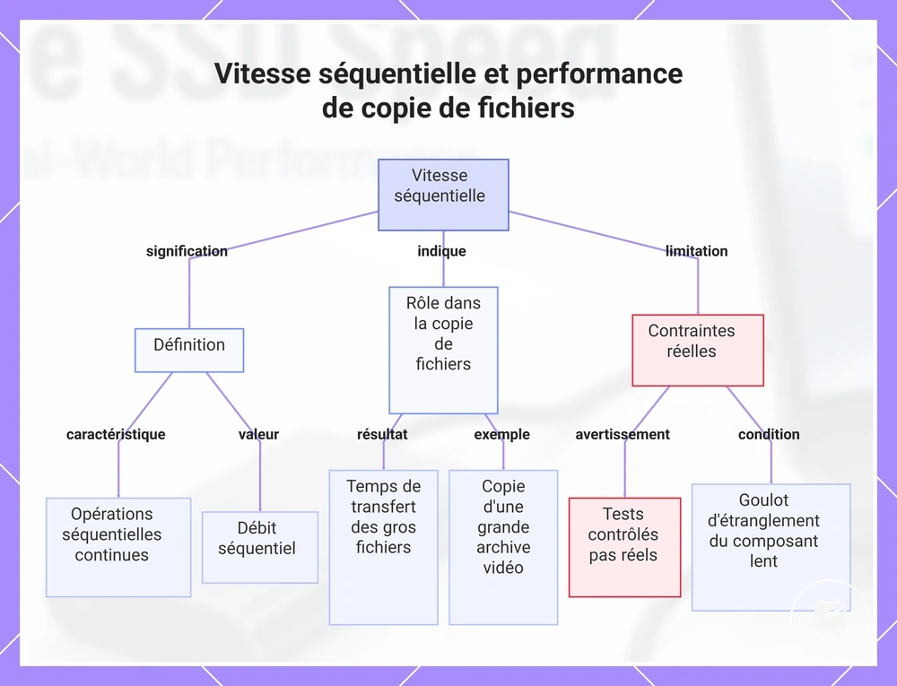 Vitesse séquentielle et performance de copie de fichiers
