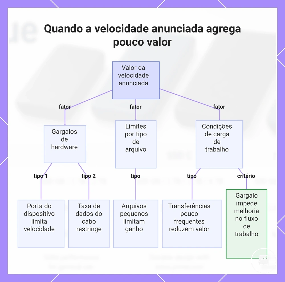 Quando a velocidade anunciada agrega pouco valor