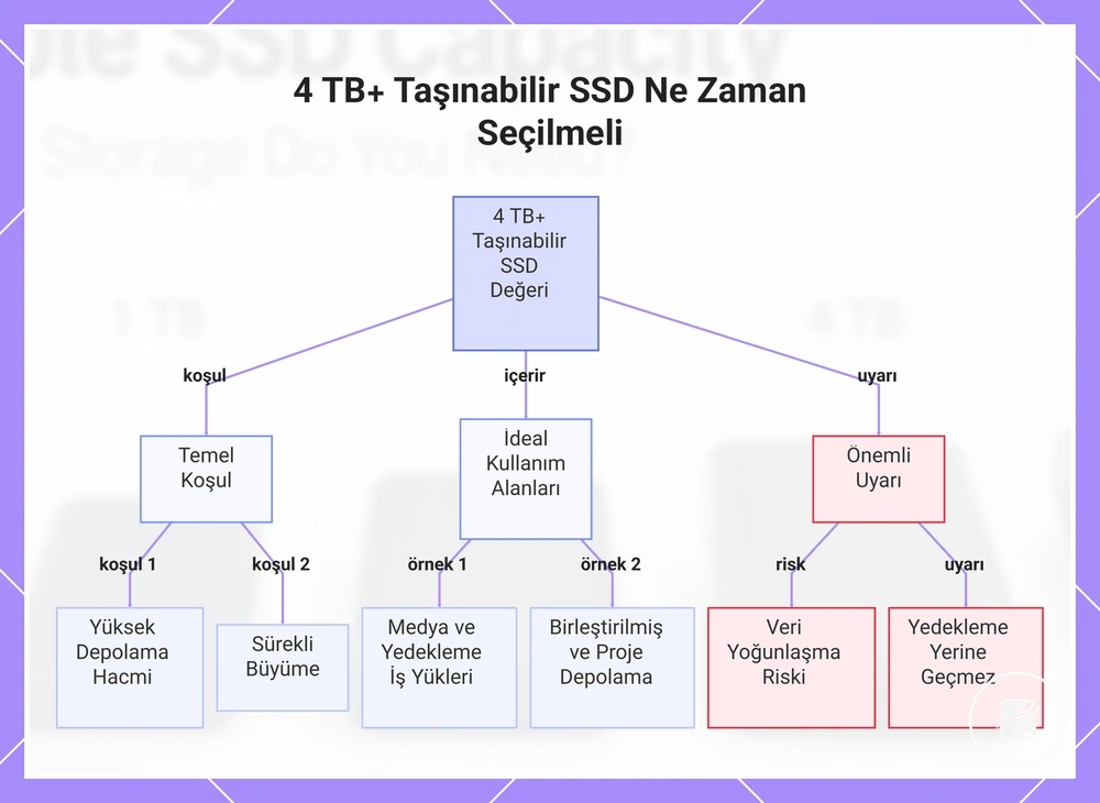 4 TB+ Taşınabilir SSD Ne Zaman Seçilmeli