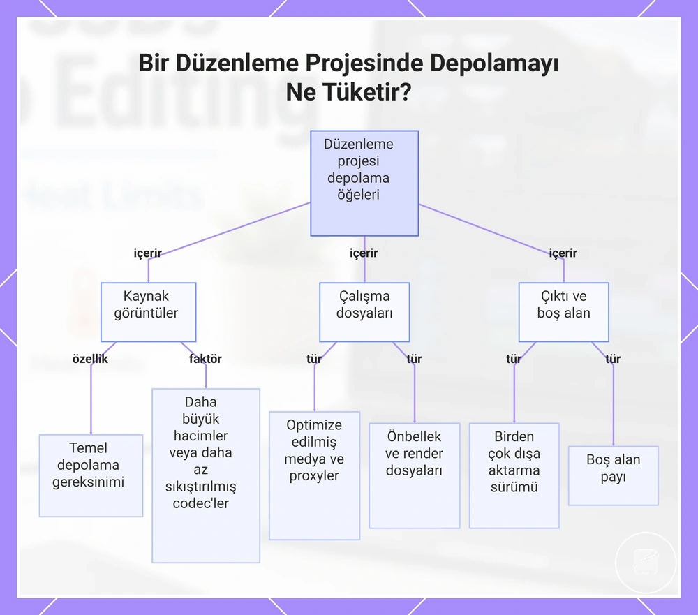 Bir Düzenleme Projesinde Depolamayı Ne Tüketir?