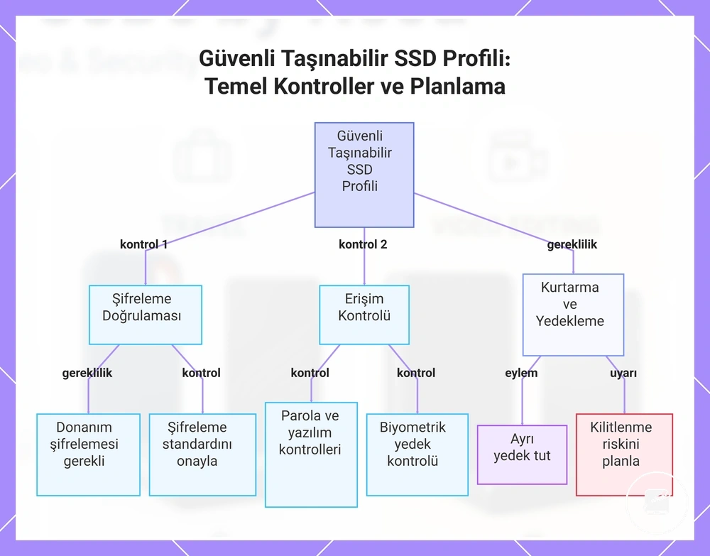 Güvenli Taşınabilir SSD Profili: Temel Kontroller ve Planlama