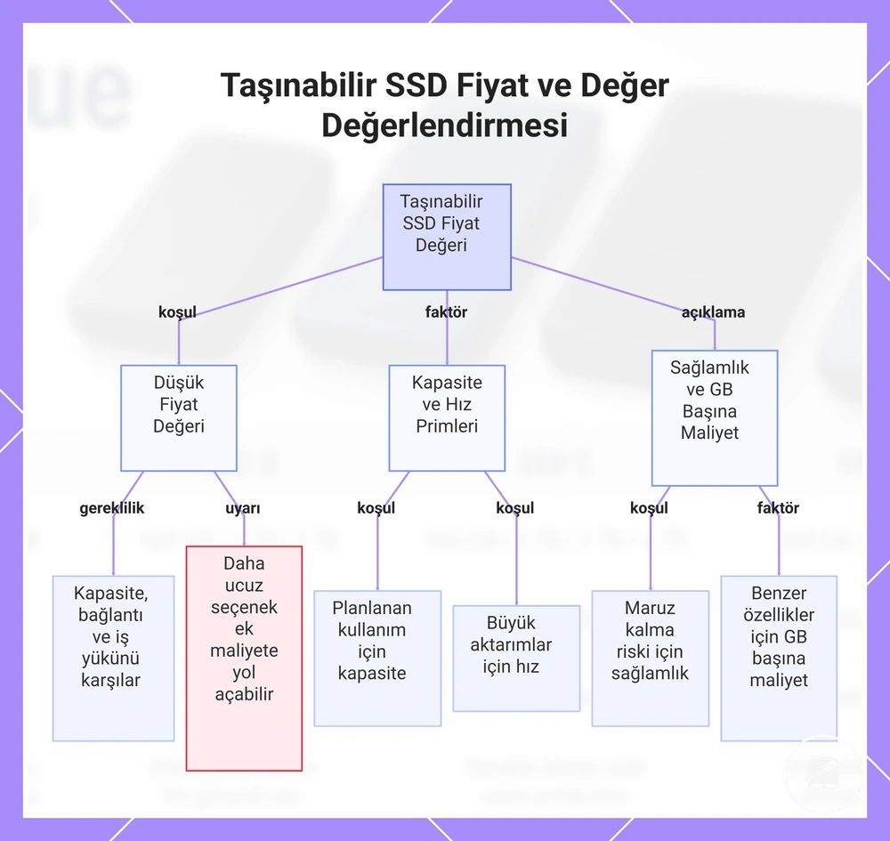 Taşınabilir SSD Fiyat ve Değer Değerlendirmesi