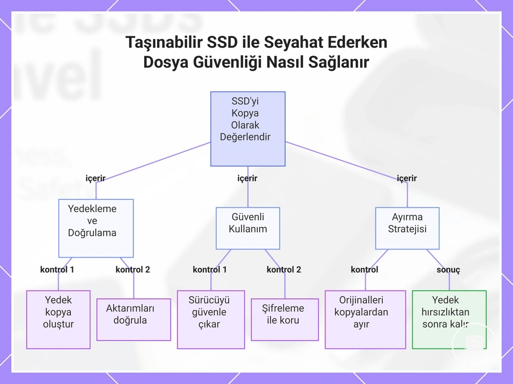 Taşınabilir SSD ile Seyahat Ederken Dosya Güvenliği Nasıl Sağlanır