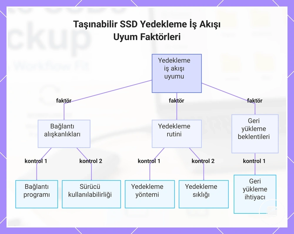 Taşınabilir SSD Yedekleme İş Akışı Uyum Faktörleri