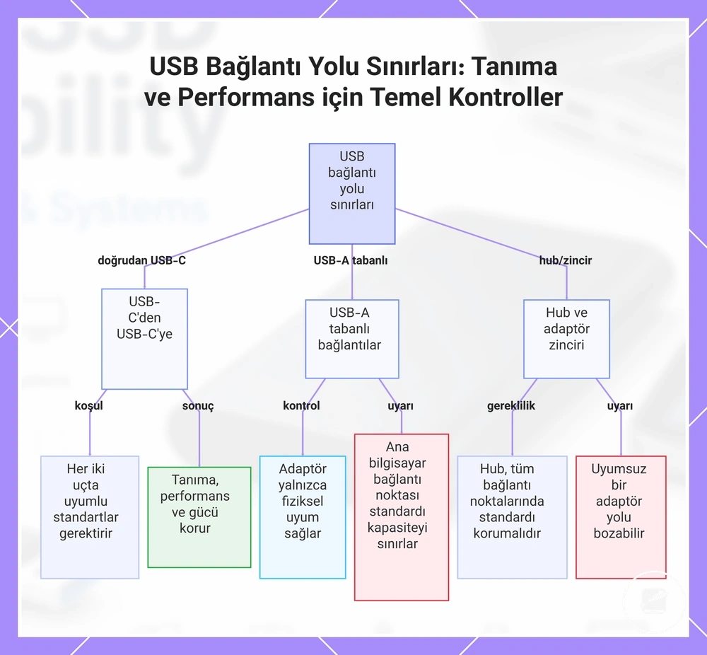 USB Bağlantı Yolu Sınırları: Tanıma ve Performans için Temel Kontroller