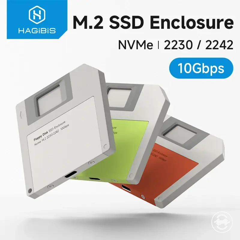 علبة SSD M.2 2230 NVMe مع اتصال USB 3.2 Gen 2 إلى PCI-E