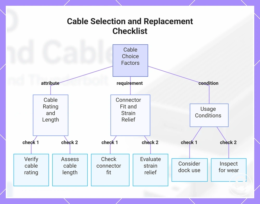 Cable Selection and Replacement Checklist