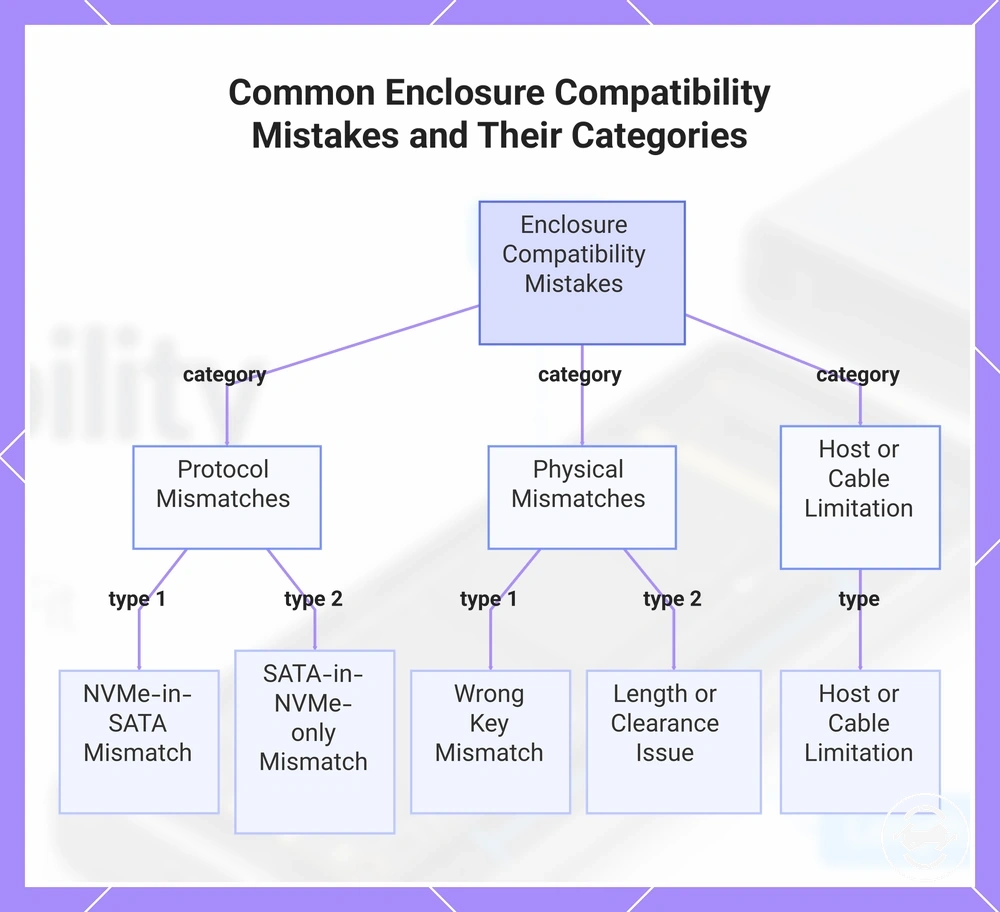 Common Enclosure Compatibility Mistakes and Their Categories