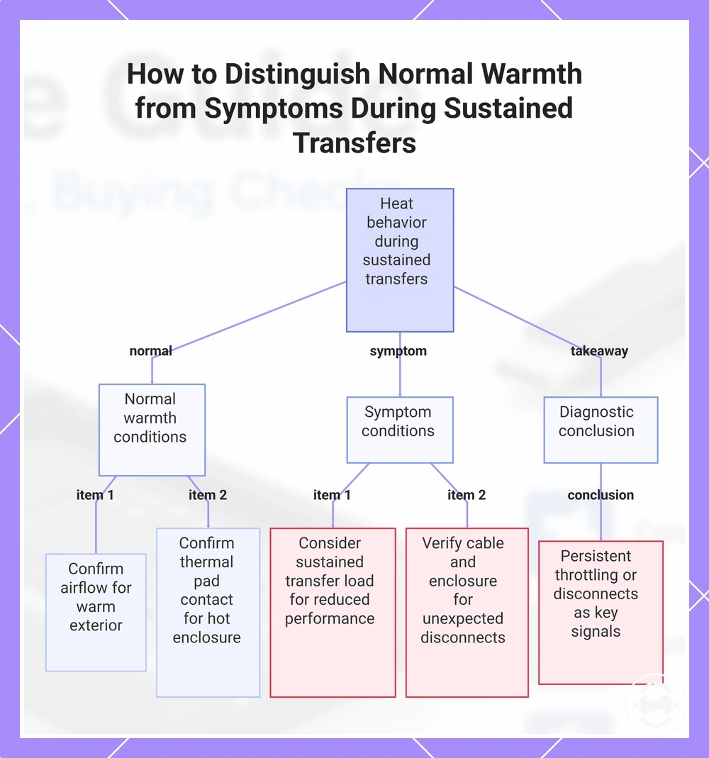How to Distinguish Normal Warmth from Symptoms During Sustained Transfers