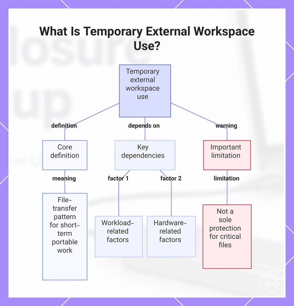 What Is Temporary External Workspace Use?