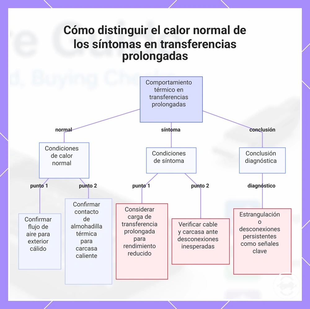 Cómo distinguir el calor normal de los síntomas en transferencias prolongadas