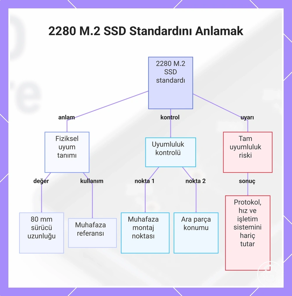 2280 M.2 SSD Standardını Anlamak