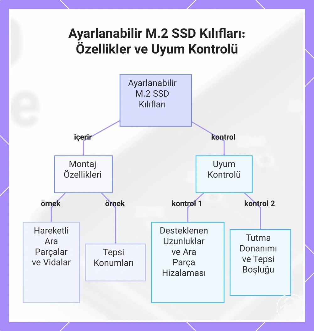 Ayarlanabilir M.2 SSD Kılıfları: Özellikler ve Uyum Kontrolü