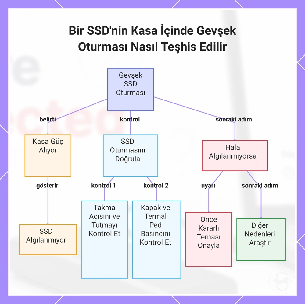 Bir SSD'nin Kasa İçinde Gevşek Oturması Nasıl Teşhis Edilir