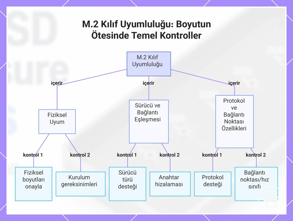 M.2 Kılıf Uyumluluğu: Boyutun Ötesinde Temel Kontroller